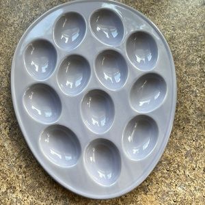Cordon Bleu egg plate in lavender